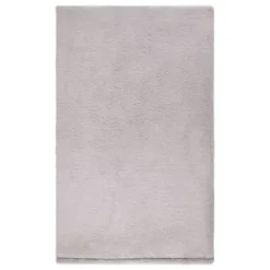 B&M Cosy At Home Silver Teddy Throw -Chic Home Decor Store 388657 teddy throw silver 2