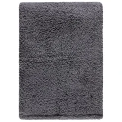Simply Everyday Teddy Rolled Throw - Grey -Chic Home Decor Store 388688 simply teddy rolled throw grey 4