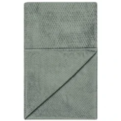 B&M Waffle Throw - Sage -Chic Home Decor Store 388813 waffle throw sage 3