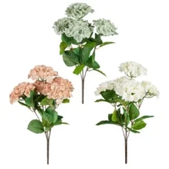 B&M Hydrangea Artificial Flower Bunch - Mink -Chic Home Decor Store 389095 hydrangea bunche group
