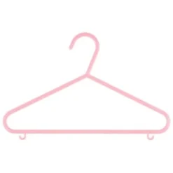 B&M Children's Hangers 10pk - Pastel -Chic Home Decor Store 389289 home organisation co 10pk childrens hangers girl 5