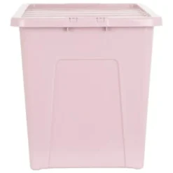 B&M Storage Box With Lid 80L - Dusty Pink 8 B&M Storage Box With Lid 80L - Dusty Pink -Chic Home Decor Store 391383 dusty pink 80l storage box and lid 2
