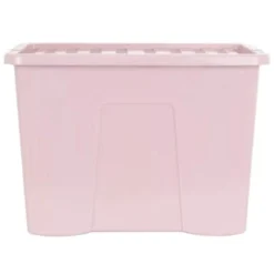 B&M Storage Box With Lid 80L - Dusty Pink 7 B&M Storage Box With Lid 80L - Dusty Pink -Chic Home Decor Store 391383 dusty pink 80l storage box and lid