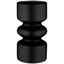 Karina Bailey Shaped Ceramic Vase - Black