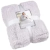 Home Essentials Teddy TV Blanket - Silver