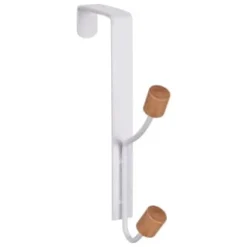 B&M Wood Double Over The Door Hooks 2pk -Chic Home Decor Store 393905 2pk wood double over the door hooks 3