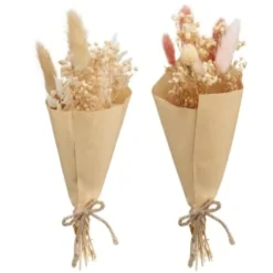 B&M Mini Dried Flower Bunch - Neutral -Chic Home Decor Store 394317 mini dried bunch group