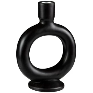 B&M Round Candle Holder - Black 1 B&M Round Candle Holder - Black
