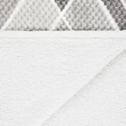 B&M Simply Geo Waffle Throw - Grey -Chic Home Decor Store 394917 simply geo waffle throw grey 3