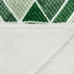 B&M Simply Geo Waffle Throw - Green -Chic Home Decor Store 394920 simply geo waffle throw green 4