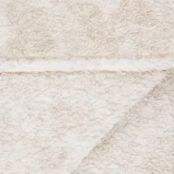 B&M Simply Two Tone Teddy Throw - Natural -Chic Home Decor Store 394924 simply two tone teddy throw natural 4