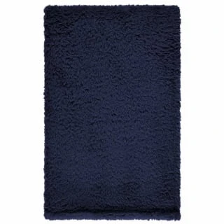B&M Simply Teddy Navy Rolled Throw 3 B&M Simply Teddy Navy Rolled Throw - Image 3