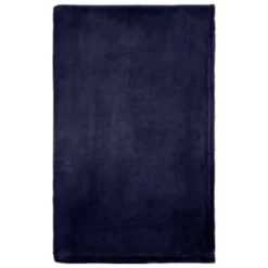 Navy Coral Fleece Throw -Chic Home Decor Store 394951 navy coral fleece 3