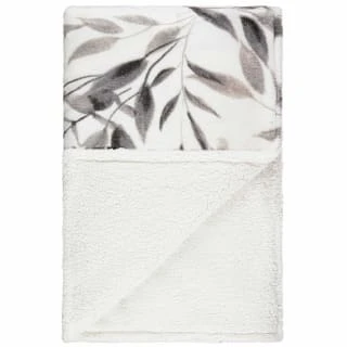 Winston Mono Leaf Sherpa Throw 3 Winston Mono Leaf Sherpa Throw - Image 3