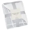 Winston Grey Check Sherpa Throw