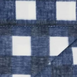 Simply Navy & Gingham Polar Fleece Throw 2pk 10 Simply Navy & Gingham Polar Fleece Throw 2pk -Chic Home Decor Store 395029 simply super soft throws 2pk navy gingham 4