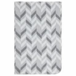 Simply Grey & Geo Print Polar Fleece Throw 2pk -Chic Home Decor Store 395031 simply super soft throws 2pk grey geo 2