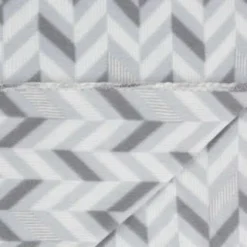 Simply Grey & Geo Print Polar Fleece Throw 2pk -Chic Home Decor Store 395031 simply super soft throws 2pk grey geo 4