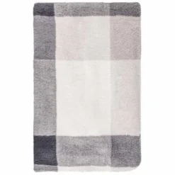 Grey Check Sherpa Throw 6 Grey Check Sherpa Throw -Chic Home Decor Store 395038 highland check sherpa throw 4