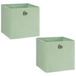 Lokken Cord Storage Cubes 2pk - Sage 6 Lokken Cord Storage Cubes 2pk - Sage -Chic Home Decor Store 395812 2pk lokken storage cubes sage 4