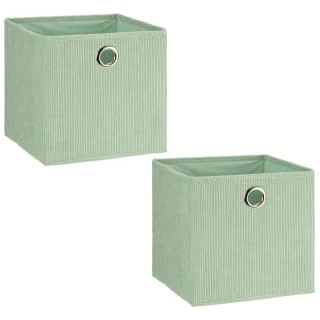 Lokken Cord Storage Cubes 2pk - Sage 3 Lokken Cord Storage Cubes 2pk - Sage - Image 3