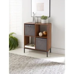 Lokken Velvet Storage Cubes 2pk - Grey -Chic Home Decor Store 395825 2pk velvet lokken storage cubes grey