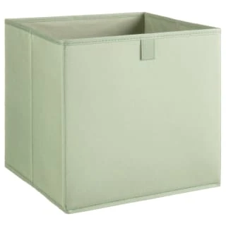 Lokken Printed Storage Cubes 2pk - Sage Diamond 2 Lokken Printed Storage Cubes 2pk - Sage Diamond - Image 2