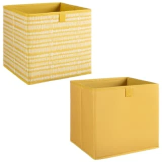 Lokken Mark Making Storage Cubes 2pk - Ochre 4 Lokken Mark Making Storage Cubes 2pk - Ochre - Image 4