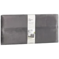 B&M Velvet Storage Box - Grey 5 B&M Velvet Storage Box - Grey -Chic Home Decor Store 395861 velvet storage box grey