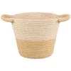 B&M Two Tone Rope Basket - Natural