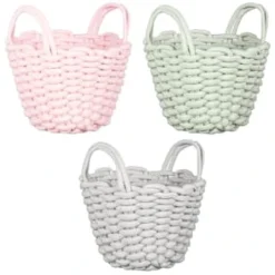 B&M Thick Rope Basket - Pink -Chic Home Decor Store 395888 thick rope basket main 1