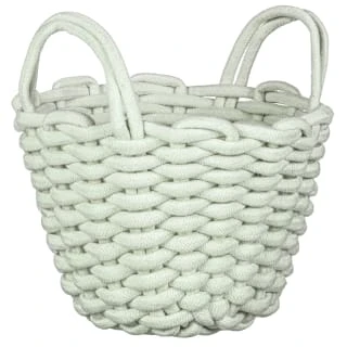 B&M Thick Rope Basket - Green 1 B&M Thick Rope Basket - Green