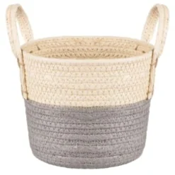B&M Wicker Basket - Grey
