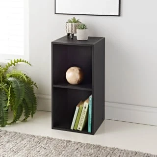Lokken 2 Cube Shelving Unit - Black 1 Lokken 2 Cube Shelving Unit - Black