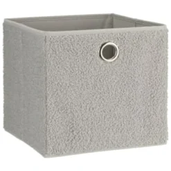 Lokken Teddy Storage Cubes 2pk - Grey