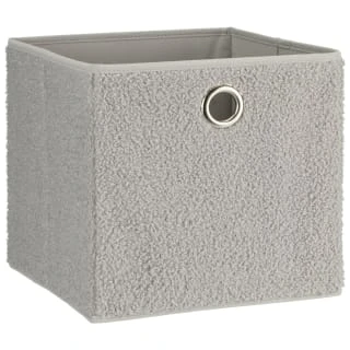 Lokken Teddy Storage Cubes 2pk - Grey 1 Lokken Teddy Storage Cubes 2pk - Grey