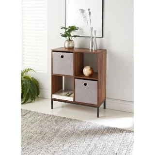 Lokken Teddy Storage Cubes 2pk - Grey 3 Lokken Teddy Storage Cubes 2pk - Grey - Image 3