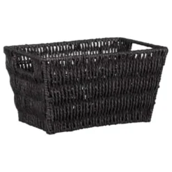 B&M Paper Rope Basket - Black