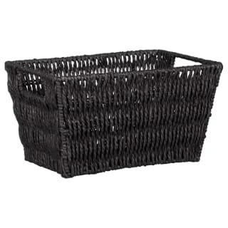 B&M Paper Rope Basket - Black 1 B&M Paper Rope Basket - Black