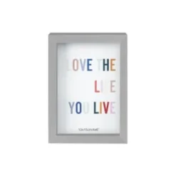 B&M Colourblock Frame 4 X 6" - Silver -Chic Home Decor Store 396248 basic colourblock frame 4x6 silver