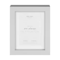 B&M New York Box Photo Frame - 4 X 6" - Grey -Chic Home Decor Store 396450 new york box frame 5x7 grey