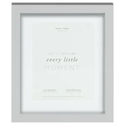 B&M New York Box Photo Frame - 6 X 8" - Grey -Chic Home Decor Store 396451 new york box frame 8x10 grey 2