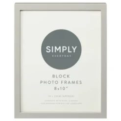 Simply Everyday 8 X 10" Block Frames 3pk - Grey -Chic Home Decor Store 396677 3pk simply everyday 8x10 photo frame grey 2