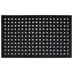 B&M Cross Hatch Rubber Doormat