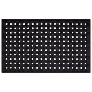 B&M Cross Hatch Rubber Doormat 1 B&M Cross Hatch Rubber Doormat