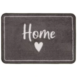 B&M Super Soft Washable Home Doormat - Grey