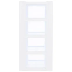 B&M White 4 Tier Drawers -Chic Home Decor Store 397930 white 4 tier drawers 2