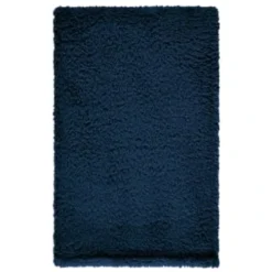 Simply Kids Teddy Throw - Navy -Chic Home Decor Store 400206 simply kids teddy rolled kids throw navy