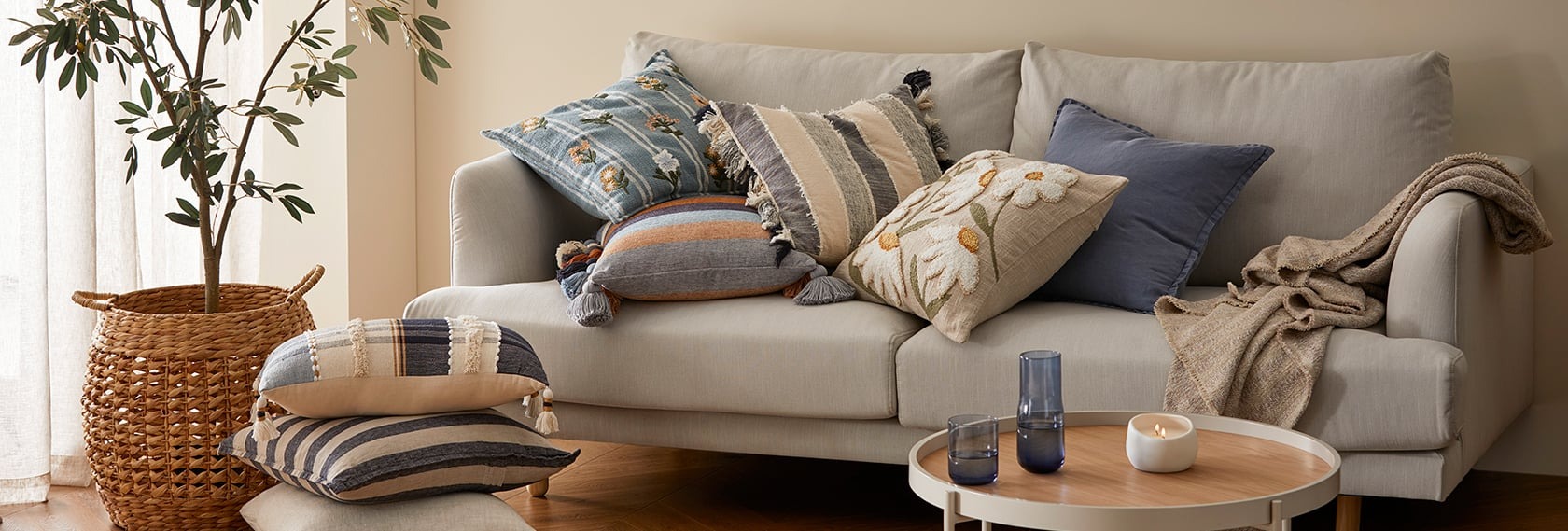 Front Page -Chic Home Decor Store pattern styling autumn sale web